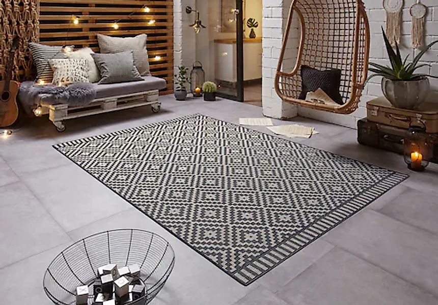 HANSE Home Teppich »Breeze«, rechteckig, 8 mm Höhe, In-& Outdoor, Wetterfes günstig online kaufen
