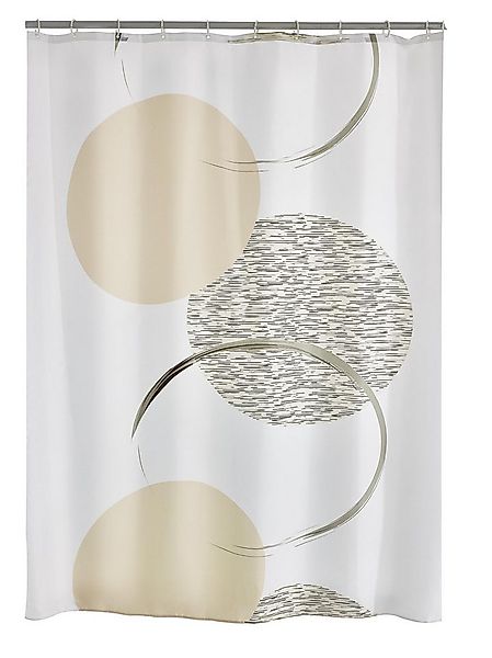 Ridder Duschvorhang Sophie beige Breite 180 cm günstig online kaufen
