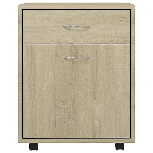 vidaXL Rollschrank Sonoma-Eiche 45x38x54 cm Holzwerkstoff günstig online kaufen