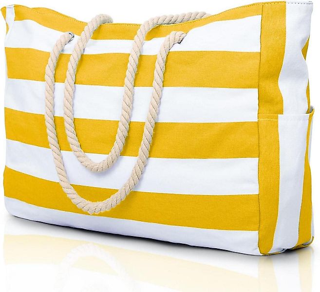 LuxusKollektion Strandtasche Strandtasche XXL Damen Tote günstig online kaufen