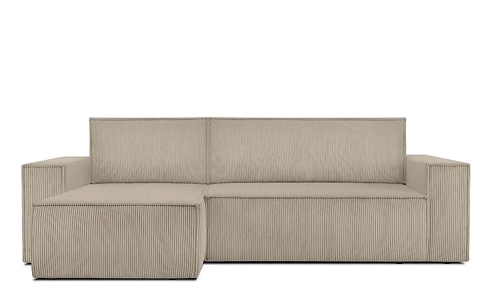 KONSIMO Ecksofa  Napi ¦ beige ¦ Maße (cm): B: 262 H: 89 Polstermöbel > Sofa günstig online kaufen