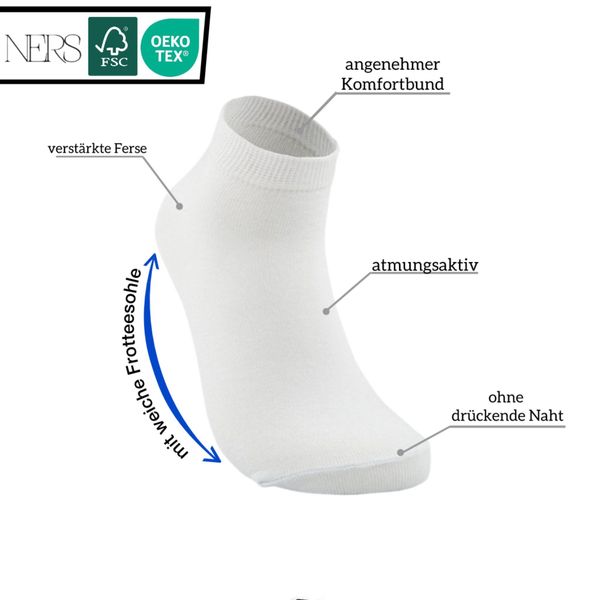 NERS Sneakersocken aus Baumwolle 6 - günstig online kaufen