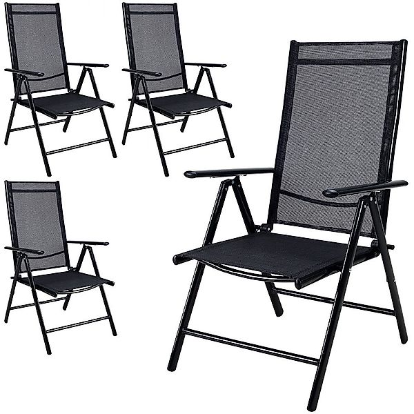 Casaria Gartenstuhl, Hochlehner Klappbar 8-Fach Verstellbar günstig online kaufen