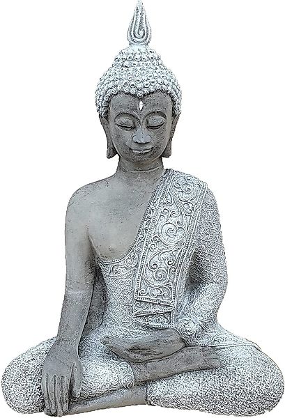 Stone and Style Gartenfigur Steinfigur meditierender günstig online kaufen