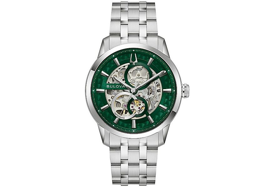 Bulova Automatikuhr Sutton 96A329, Armbanduhr, Herrenuhr, Mechanische Uhr, günstig online kaufen