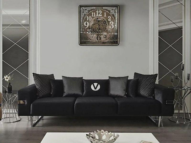 JVmoebel Sofa Wohnzimmer Couch Couchen Polster Sofas xxl Design Sofa 4 Sitz günstig online kaufen