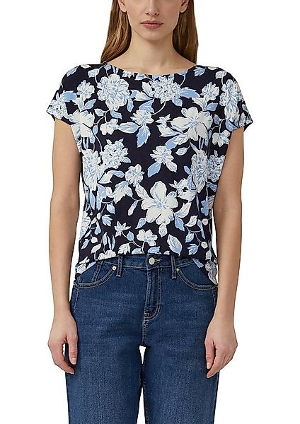 s.Oliver Kurzarmshirt Sommershirt mit grafischem Muster günstig online kaufen