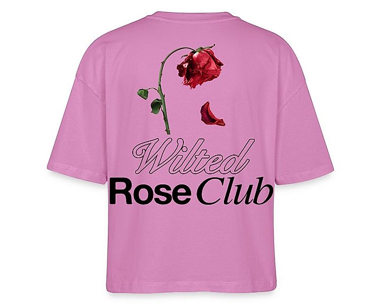Spreadshirt T-Shirt Vintage Love Streetwear Rose Design Boxy Shirt Damen (1 günstig online kaufen