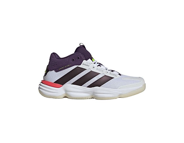 adidas Performance Hallen-Indoorschuhe Courtstabil (Basketball) weiss/viole günstig online kaufen