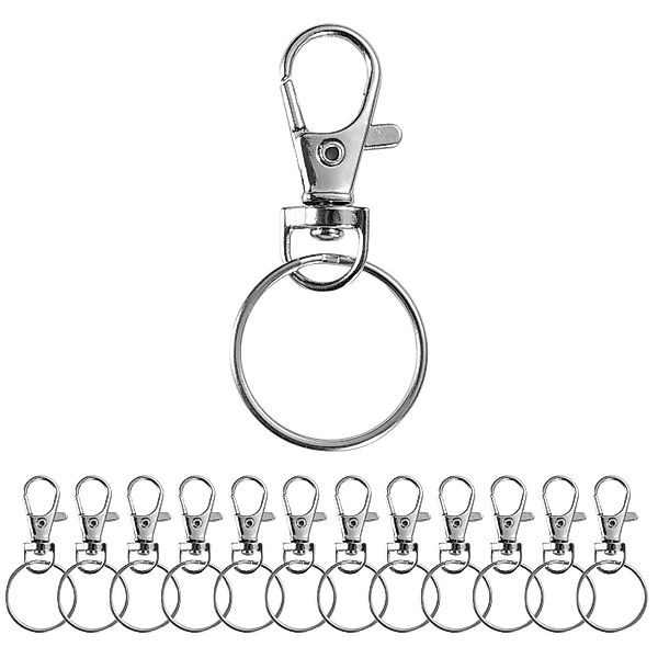 officegurus® Schlüsselanhänger Set 22x Karabiner Schlüsselanhänger günstig online kaufen