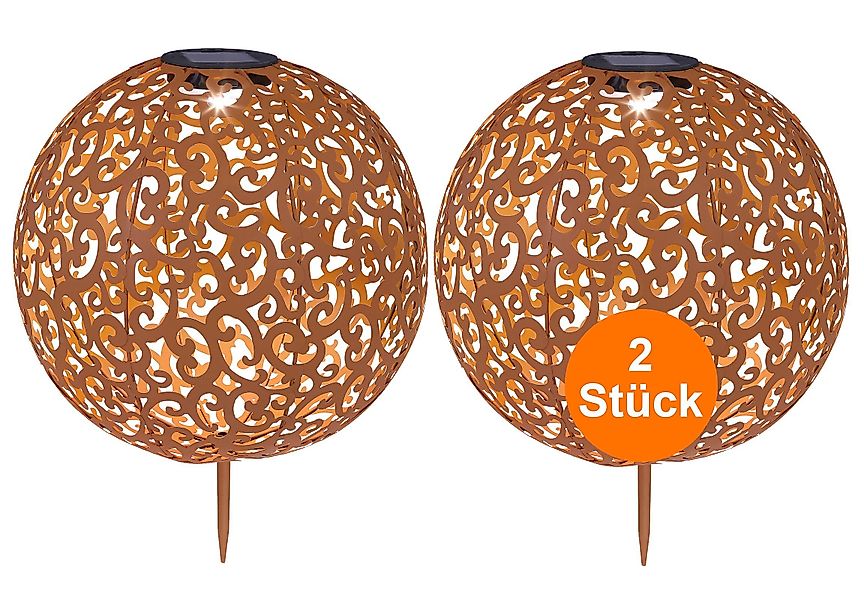 bmf-versand LED Solarleuchte Solarleuchten Garten 2er günstig online kaufen