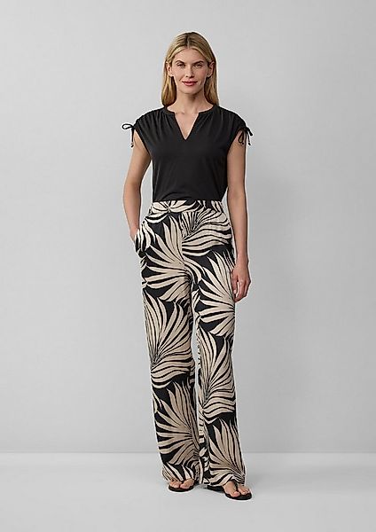s.Oliver Chinos Hose Fließende Wide-Leg-Hose aus Satin günstig online kaufen