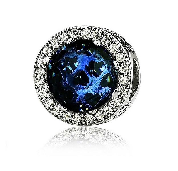 PANDACHARMS Bead Blaue Sonne Charm für Charm Armband, 925er Sterling Silber günstig online kaufen