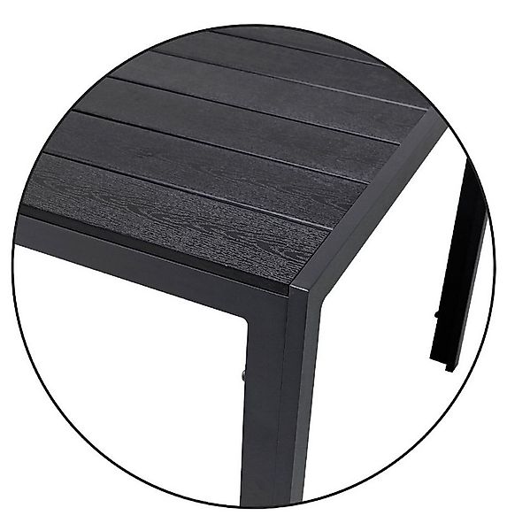 LEX Gartentisch Gartentisch Comfort 180 x 90 cm mit Nonwood Platte Gestell günstig online kaufen