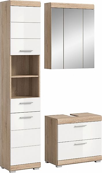 welltime Badmöbel-Set "Siena, 3 teilig, bestehend aus:" Set, TOPSELLER, 3 S günstig online kaufen