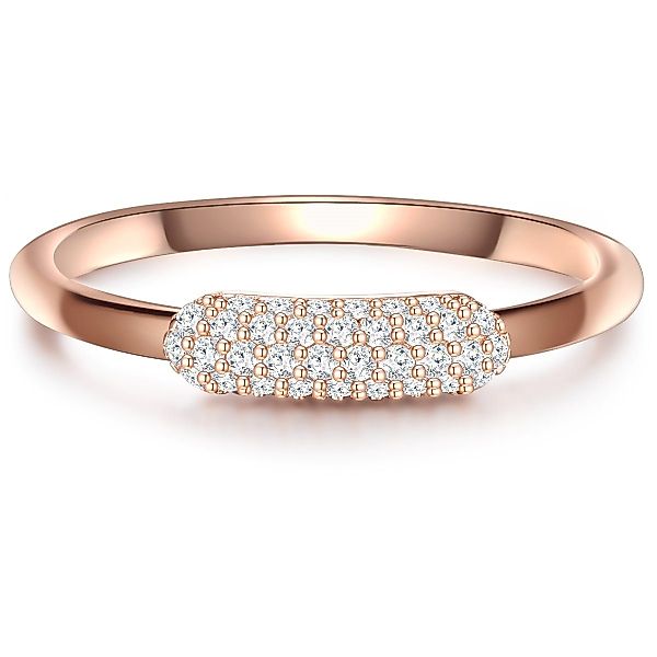 Glanzstücke München Silberring roségold, aus Sterling günstig online kaufen