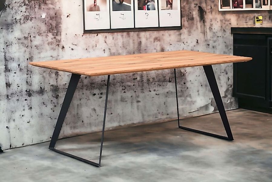 Home affaire Esstisch »Talwiese Küchentisch, U-Form Metallgestell, Wildeich günstig online kaufen