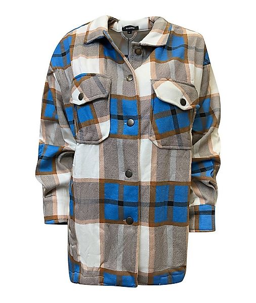 Worldclassca Flanellhemd Worldclassca Oversized Karo Hemd Hemdjacke Kariert günstig online kaufen