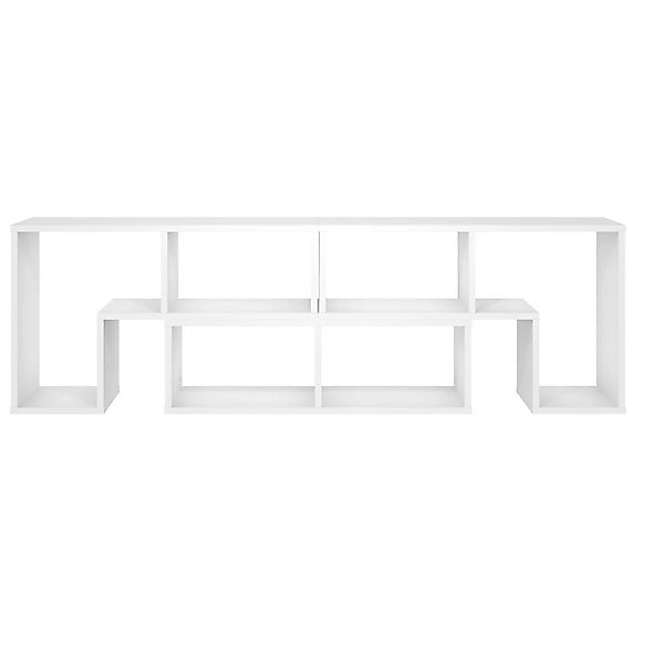 Costway Fernsehschrank Holz 3-teilig Frei Kombinierbar Weiß günstig online kaufen