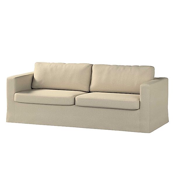 Bezug für Karlstad 3-Sitzer Sofa nicht ausklappbar, lang, beige- grau, Bezu günstig online kaufen