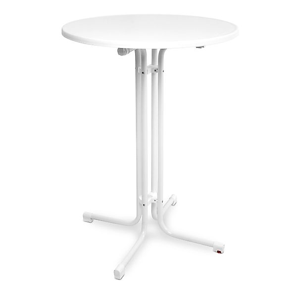 Beautissu Sylt Stehtisch Ø 80 cm Weiß günstig online kaufen