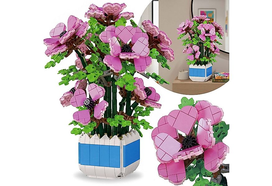 Sarcia.eu Bausteine Actiniaria kompatibel mit LEGO, Blumen Topf, DIY 1112 S günstig online kaufen