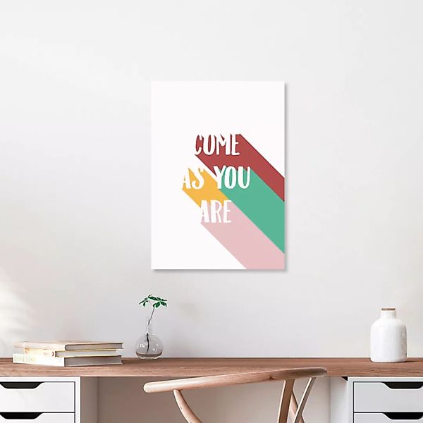 Poster / Leinwandbild - Come As You Are günstig online kaufen