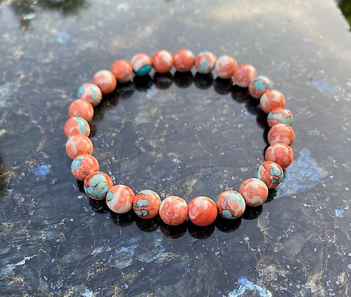 NAHLE Perlenarmband Armband Jaspis Naturstein Armband günstig online kaufen