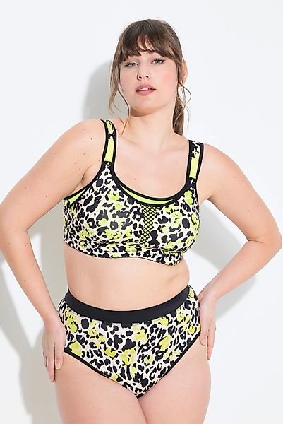 Ulla Popken Sport-BH Sport-BH Leomuster bügellos günstig online kaufen