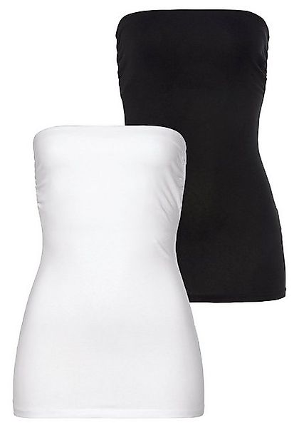 Laura Scott Bandeautop (2-er Pack) trägerlos günstig online kaufen