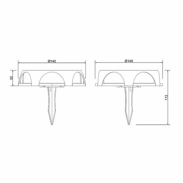 LED-Solarleuchte 36506, Erdspieß, Wandleuchte, schwarz, Alu günstig online kaufen