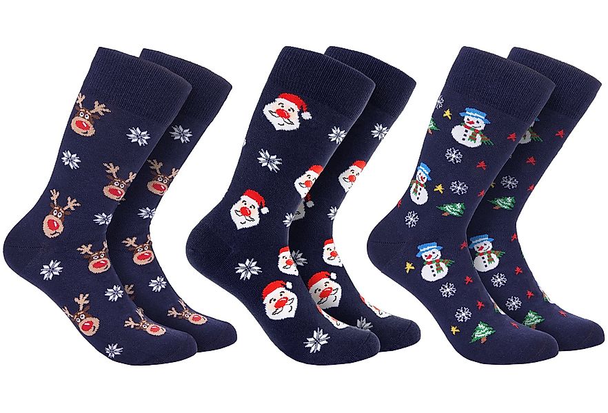 BRUBAKER Socken Herren Weihnachtssocken - Lustige günstig online kaufen