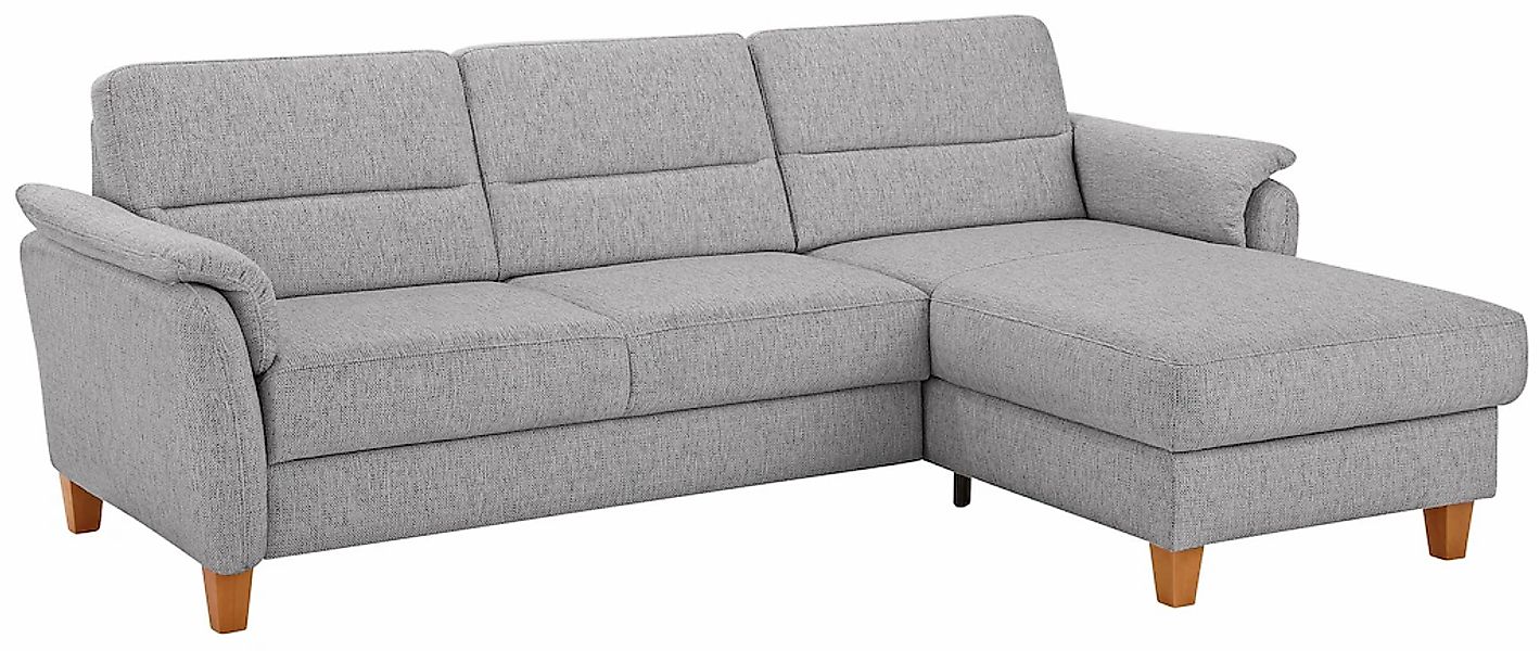 Home affaire Ecksofa "Palmera L-Form, B: 244 cm" optional Bettfunktion & Be günstig online kaufen