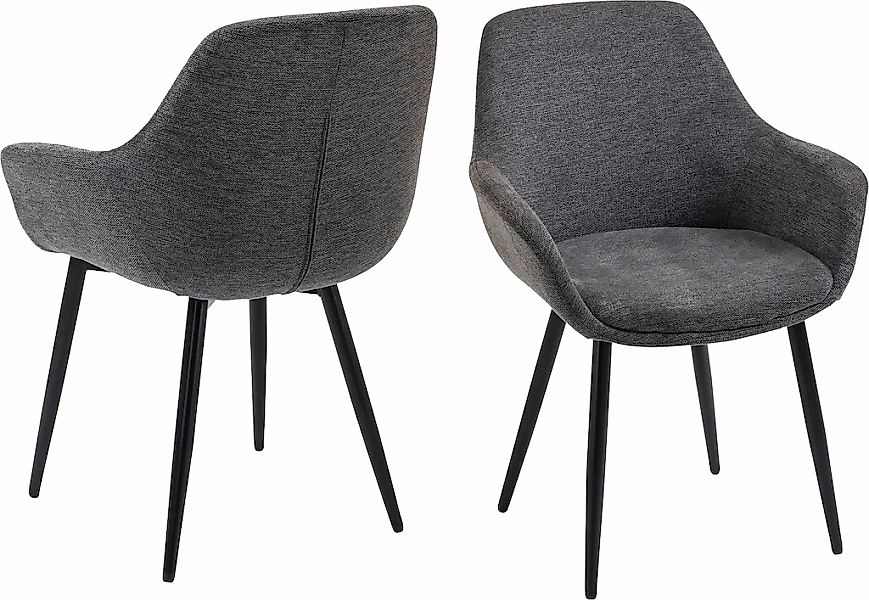 SalesFever Armlehnstuhl "Komfortabler Esszimmerstuhl zum Relaxen" (Set) 2 S günstig online kaufen