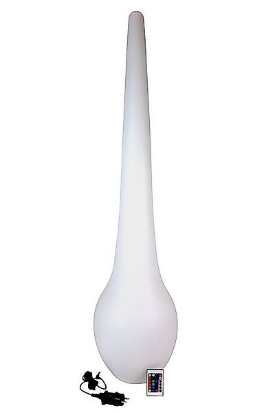 Arnusa LED Stehlampe Akku Dekoleuchte 115x28 cm Farbwechsel kabellos mit Fe günstig online kaufen
