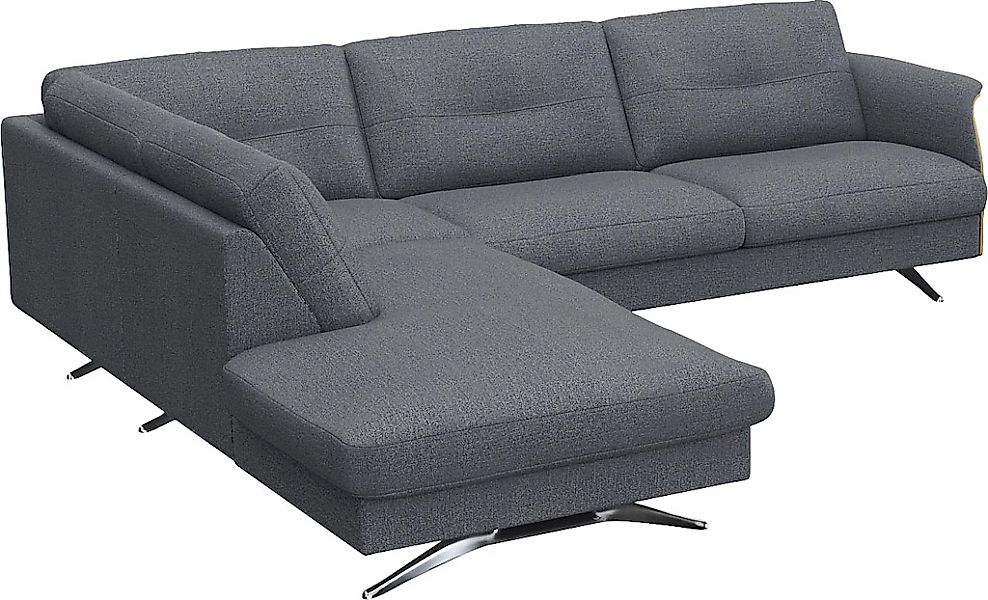 FLEXLUX Ecksofa »Glow«, Skandinavisches Design, In hochwertiger Verarbeitun günstig online kaufen