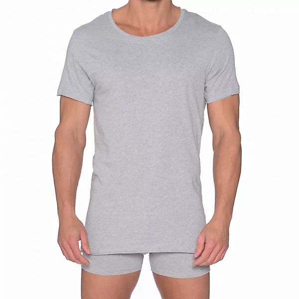Bread & Boxers Crew-Neck T-Shirt, grau günstig online kaufen