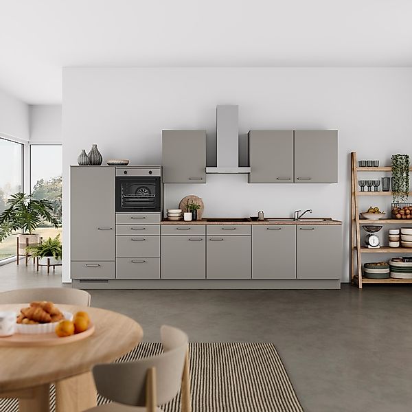 nobilia® Küchenzeile »"Laser I", Ausrichtung wählbar, Breite 360 cm« vormon günstig online kaufen