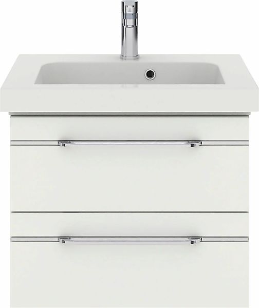 Saphir Badmöbel-Set "Balto Sprint, Waschplatz mit Mineralmarmor-Waschtisch, günstig online kaufen