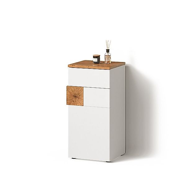 Livinity® Midischrank Tanaro, Weiß/Weiß, 40 x 84 cm (1-St) günstig online kaufen