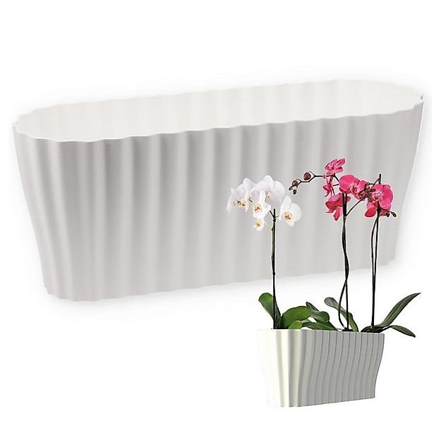 GarPet Blumentopf Orchideentopf Blumen Kasten Übertopf für mehrere Pflanzen günstig online kaufen
