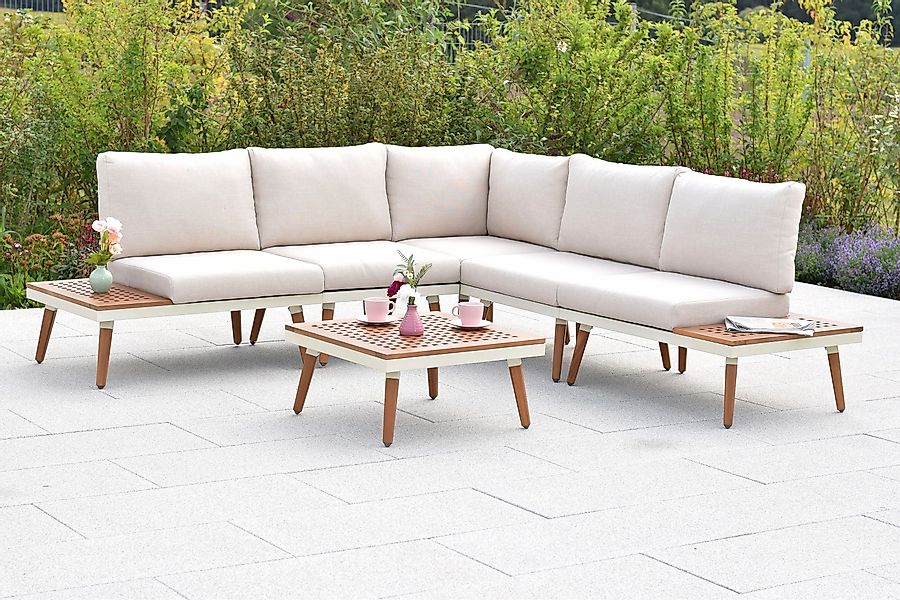 MERXX Gartenlounge-Set »Delphi«, (Set, 13-tlg), Eckbank günstig online kaufen