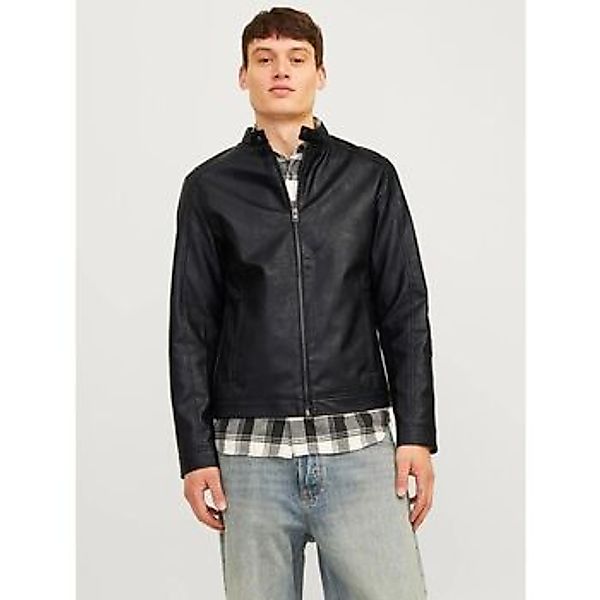 Jack & Jones  Lederjacken 12261195 DYLAN-BLACK günstig online kaufen
