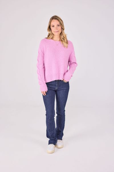 Lieblingsstück Rundhalspullover AmairaL mit Zopfmuster am günstig online kaufen