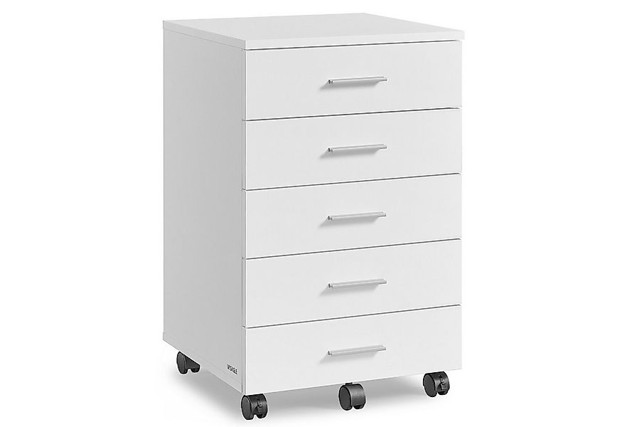 VASAGLE Rollcontainer mobiler Aktenschrank, Schubladenschrank, Druckerständ günstig online kaufen