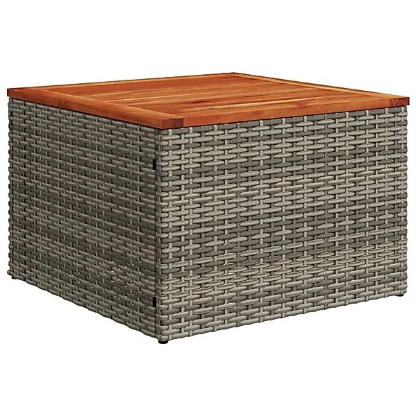 vidaXL 11-tlg Garten-Sofagarnitur mit Kissen Grau Poly Rattan Modell 53 günstig online kaufen