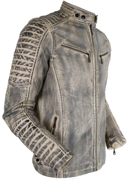 MDM Bikerjacke Herren Lamm Nappa Lederjacke günstig online kaufen