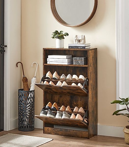 VASAGLE Schuhschrank Schuhregal Mit 2 oder günstig online kaufen