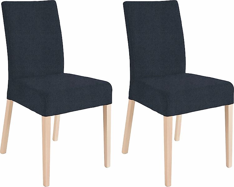 Home affaire 4-Fußstuhl "Umag" (Set) 2 Stk.Sitz und Rücken gepolstert günstig online kaufen