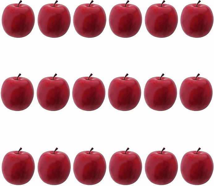 Creativ deco Weihnachtsfigur "Weihnachtsdeko rot", Apfel, Ø ca. 8 cm günstig online kaufen